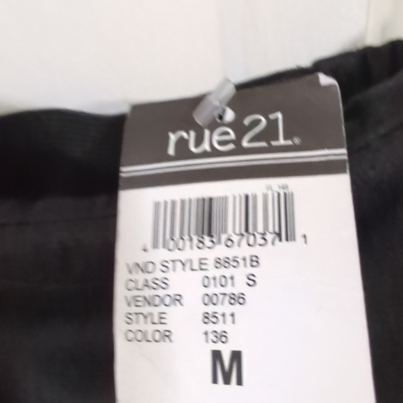 Sexy Black 🖤 & 💚Sea Green Cocktail Dress Hi-Low Strapless Size M Rue 21 NWT - Picture 7 of 13